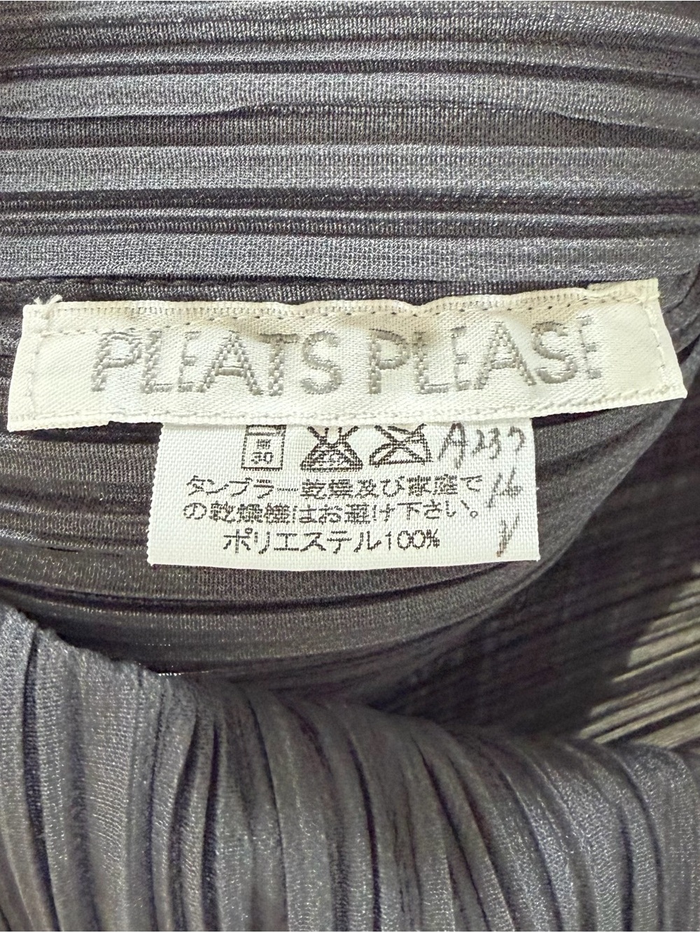 NWOT Issey Miyake Pleats Please Gray Pleated Midi Dress - Picture 8 of 8